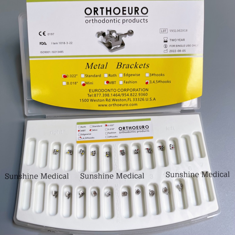 Mắc cài kim loại, mắc cài Orthoeuro hỗ trợ chỉnh nha - Niềng răng - hỗ ...