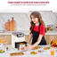 Nồi chiên không dầu 4.5 Lít nhập khẩu Fujihome A4EW công suất 1400W chính hãng tặng kèm kẹp gắp