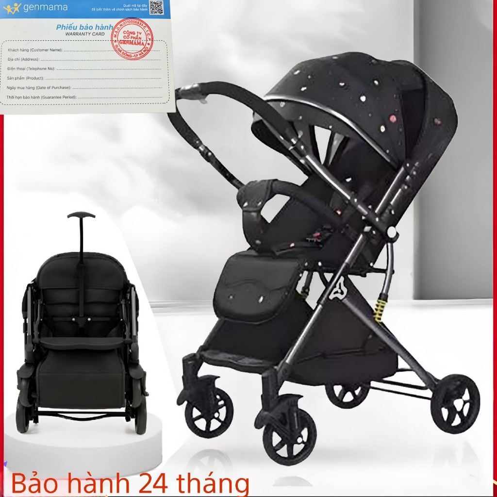 Xe đẩy gấp gọn siêu nhẹ 2 chiều 3 tư thế. Xe đẩy có tay kéo xe không ...