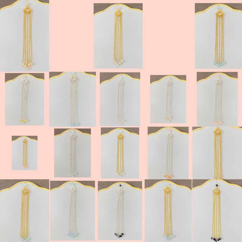 (1 cái) Tua rua cổ trang nhiều mẫu,, nguyên liệu làm trang sức cổ trang, nguyên liệu diy | BigBuy360 - bigbuy360.vn