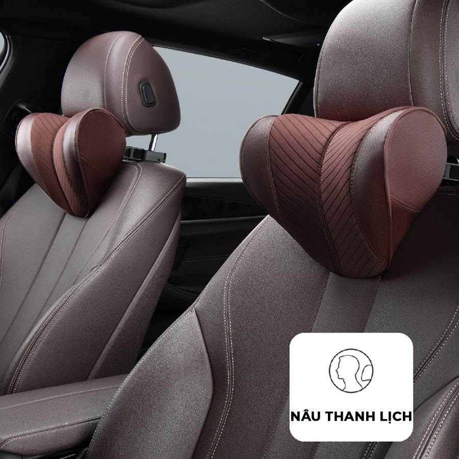 Gối Tựa Đầu Cao Su Non Định Hình 3 Trong 1 Tiện Dụng Kèm Móc Treo Đồ Giá Đỡ Điện Thoại CIND -