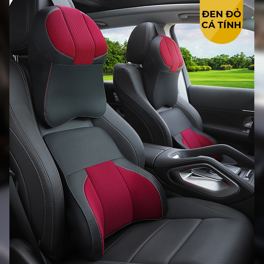Gối Tựa Đầu Lót Lưng Cao Su Non Định Hình Kiểu Dáng Công Thái Học CIND TK-022