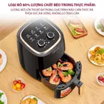 Nồi chiên không dầu 5L Nhập Khẩu Fujihome tự ngắt, Nồi chiên ko dầu cơ tự ngắt 5 lít chống dính cao cấp — ảnh 5