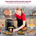 Nồi chiên không dầu 5L Nhập Khẩu Fujihome tự ngắt, Nồi chiên ko dầu cơ tự ngắt 5 lít chống dính cao cấp — ảnh 2
