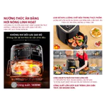 Nồi chiên không dầu 5L Nhập Khẩu Fujihome tự ngắt, Nồi chiên ko dầu cơ tự ngắt 5 lít chống dính cao cấp — ảnh 4