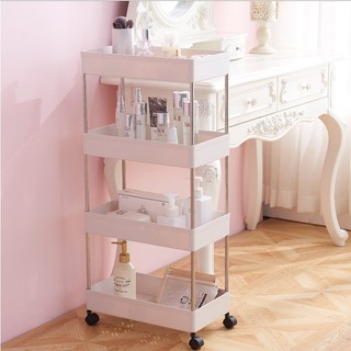 Kệ đựng đồ đa năng 3 tầng,4 tầng có bánh xe đẩy , bếp chất liệu inox cao cấp