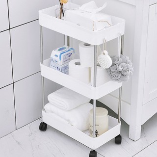 Kệ đựng đồ đa năng 3 tầng,4 tầng có bánh xe đẩy , bếp chất liệu inox cao cấp