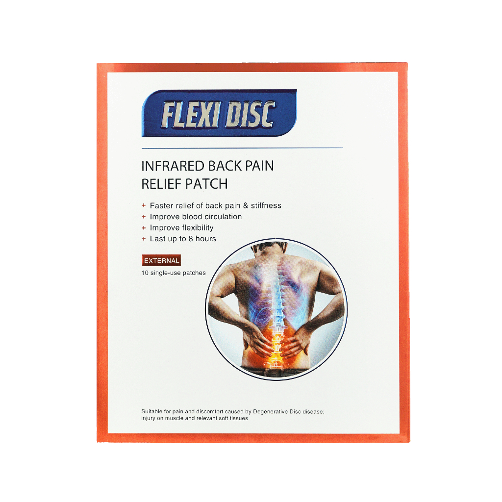 Miếng Dán Tiêu Chuẩn - [Lưng] Hộp Miếng Dán Hồngoại Giảm Đau Lưng Flexi Disc Hàng Nội Địa Trung