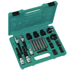 Bộ dụng cụ tháo lắp puli máy phát điện 1/2", 22 chi tiết