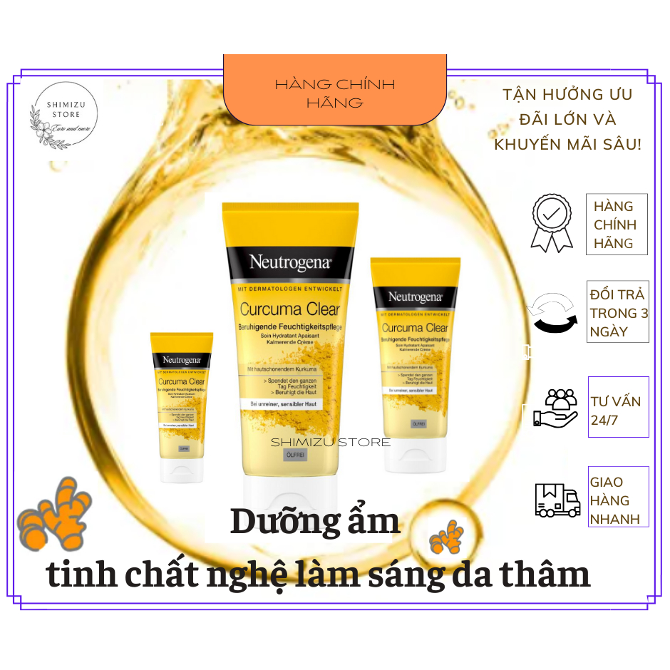 Neutrogena Curcuma Clear Soin Hydratant Apaisant