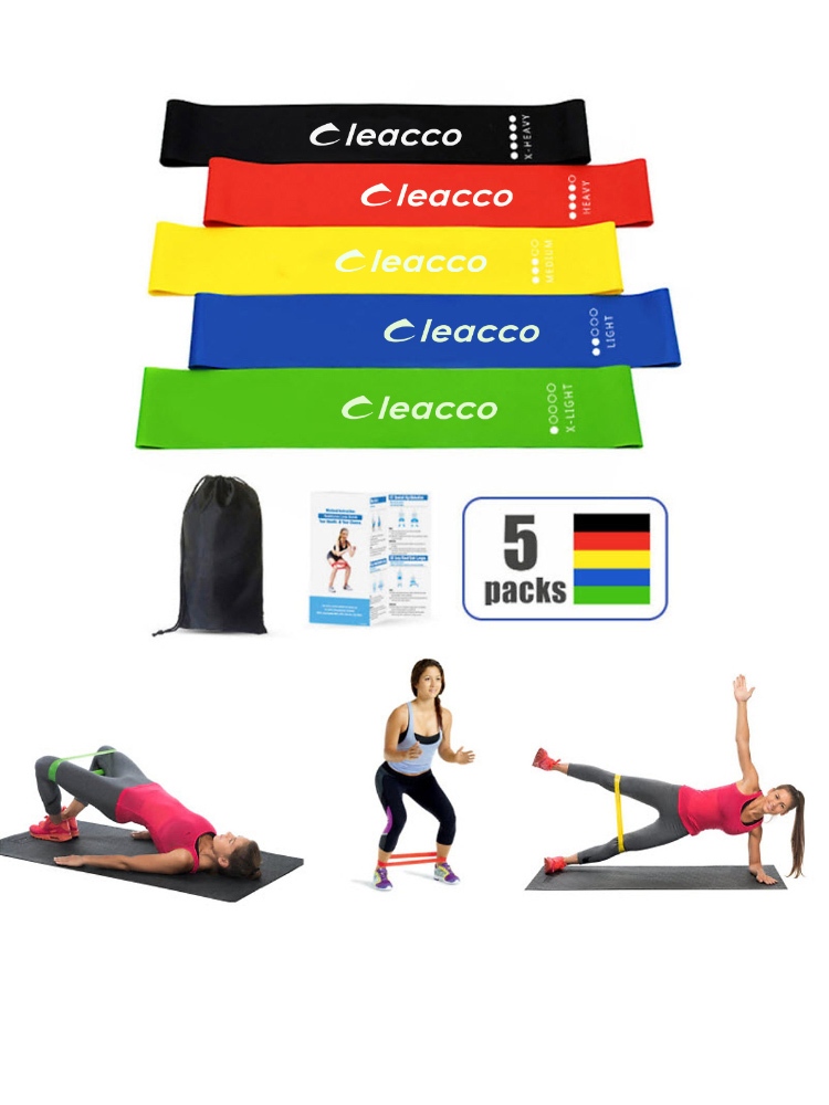Ảnh Dây Mini Band Kháng Lực Cleacco – Boro Sport | Mẫu Mới 2025 | Tập Mông, Đùi, Eo – Đàn Hồi Cao – Chống Cuộn – Nhỏ Gọn – C 3