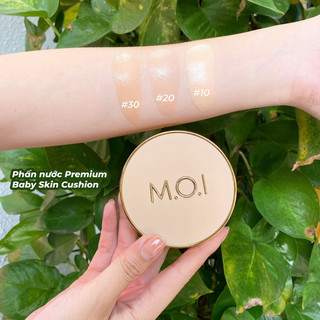 [Tặng Túi Mây Hồng] Bộ đôi M.O.I PHẤN NƯỚC Premium và PHẤN PHỦ Baby Skin Hồ Ngọc Hà