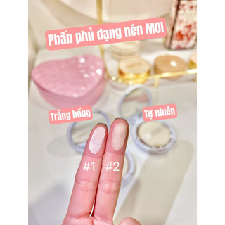 [Tặng Túi Mây Hồng] Bộ đôi M.O.I PHẤN NƯỚC Premium và PHẤN PHỦ Baby Skin Hồ Ngọc Hà