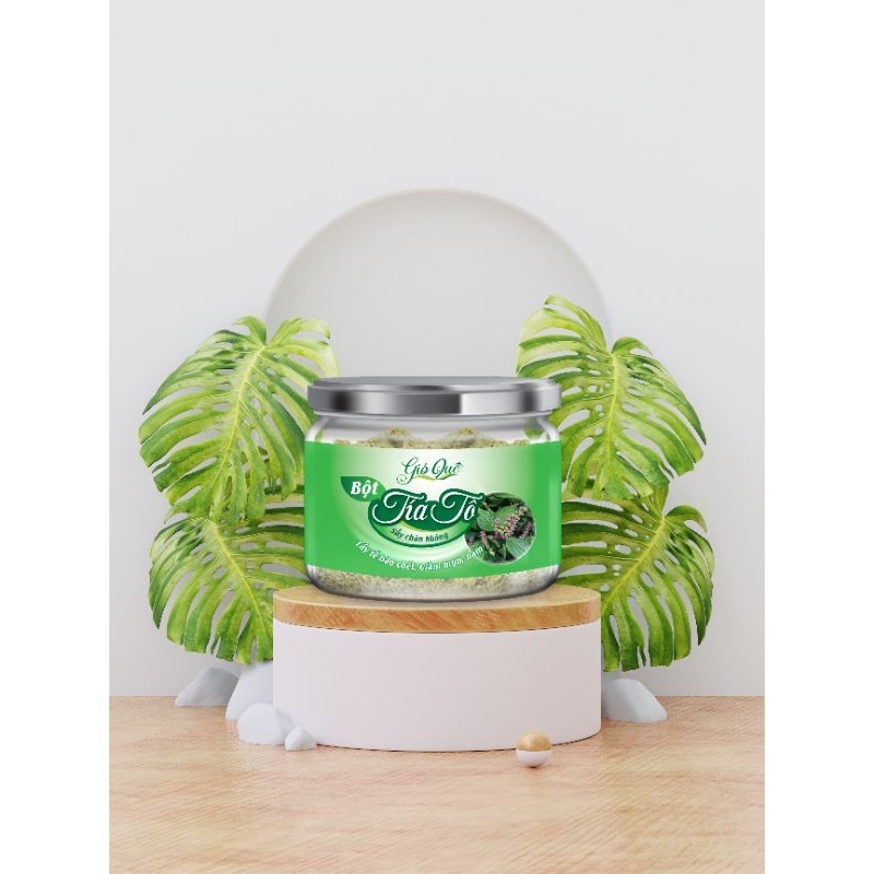 Bột tía tô - tẩy da chết, giảm mụn, giảm nám hũ 50gr