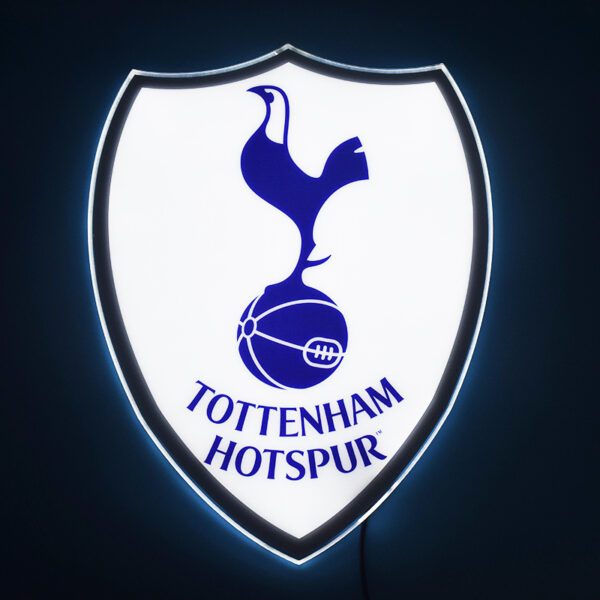 Tottenham Hotspur – Đèn LED Treo Tường In Logo CLB Tottenham Hotspur | Kích Thước 40cm