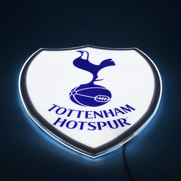 Tottenham Hotspur – Đèn LED Treo Tường In Logo CLB Tottenham Hotspur | Kích Thước 40cm