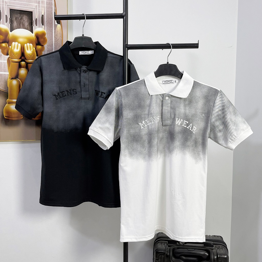 [icb255] 45-90kg áo polo, rẻ, đẹp, unisex, co dãn, thoáng mát, bo dệt, bigsize, trẻ trung, thêu