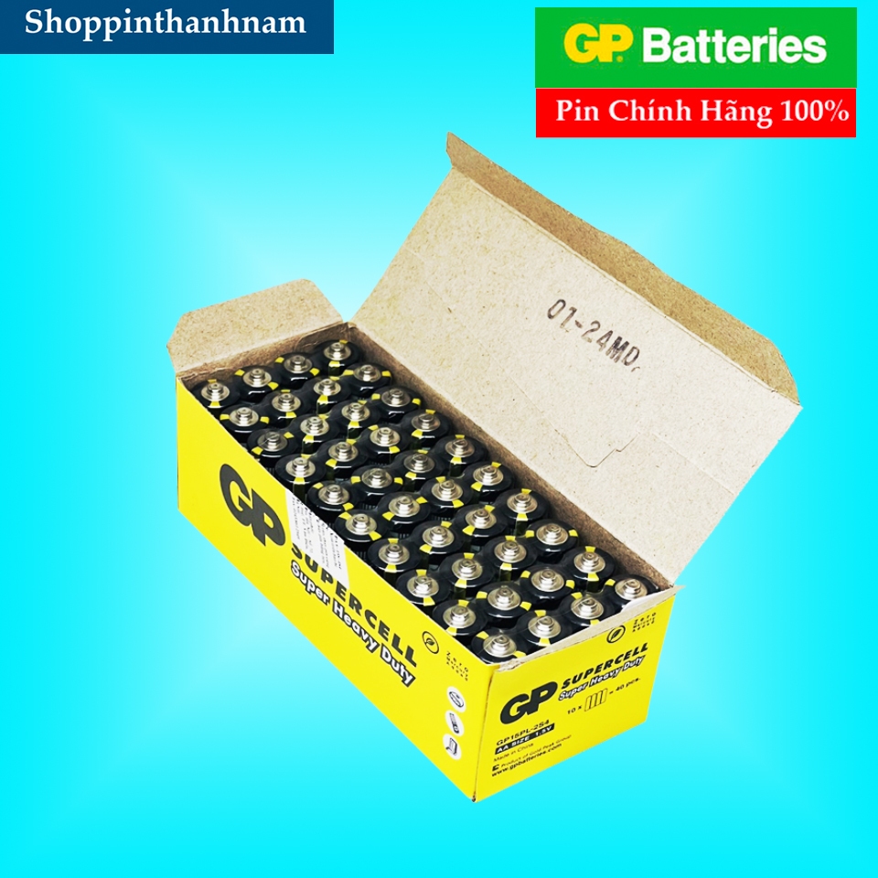 Hộp 40 Viên Pin AA GP Supercell 15S-IS4 Chính Hãng | Shopee Việt Nam
