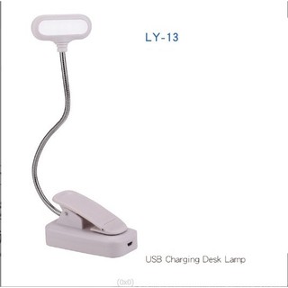 Đèn kẹp bàn, đèn đọc sách để bàn chống cận 5 led LY – 13, đèn học bảo vệ mắt kẹp bàn chắc chắn