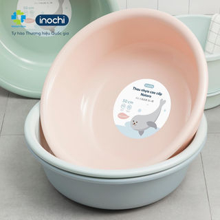Thau chậu nhựa cao cấp Notoro 50cm Inochi, thau nhựa lớn giặt đồ, tắm bé, nhựa nguyên sinh an toàn
