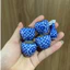 Cóng sứ khuyên, hút mật hàng Bát Tràng mẫu vẽ tay miệng kẻ vàng gắn sẵn Tai 1.2