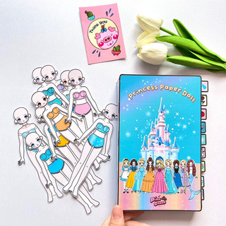BST thời trang 9 cô công chúa đáng yêu - Búp bê giấy