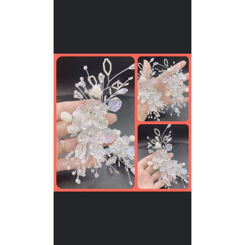 bộ cài tóc cô dâu