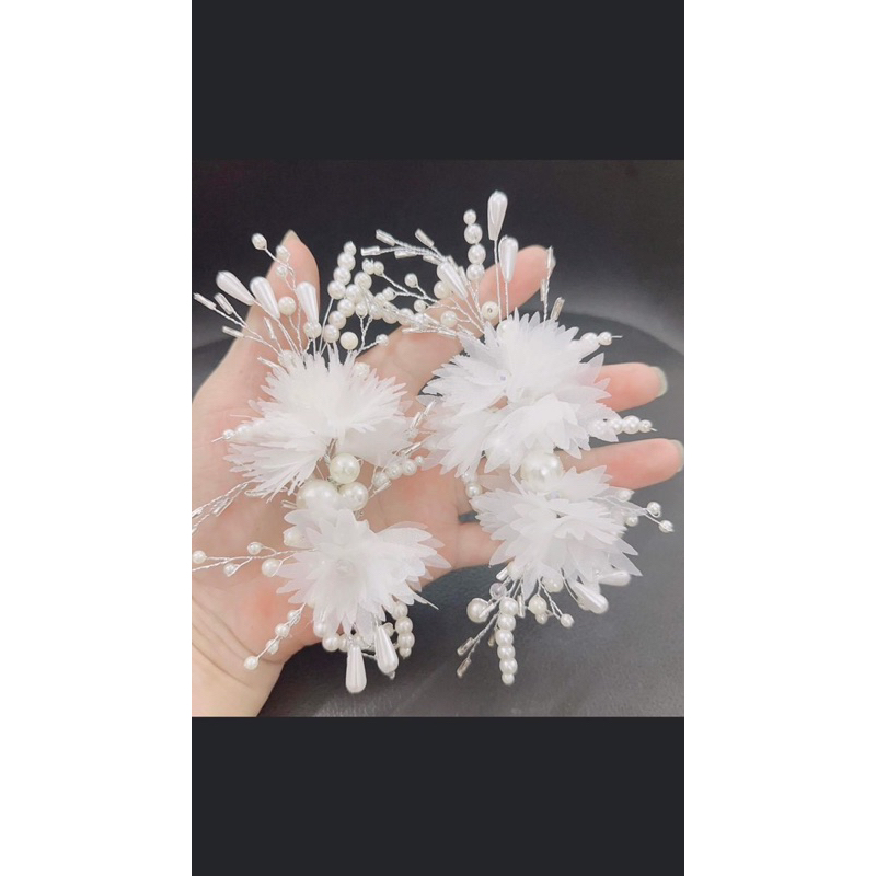 bộ cài tóc cô dâu
