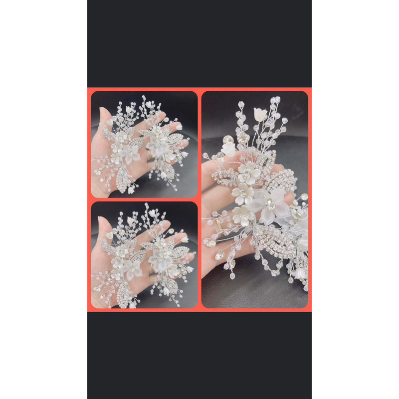 bộ cài tóc cô dâu