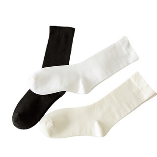 Tất vớ nam nữ cotton cổ cao phong cách phong cách Basic  M006🌸free ship🌸