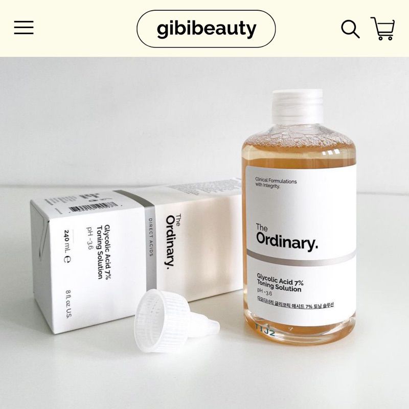 Toner THE ORDINARY Glycolic Acid 7% Toning Solution | Shopee Việt Nam
