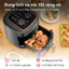 Nồi chiên không dầu 5.5L Fujihome A5G nhập khẩu, nồi chiên cơ mặt kính chịu nhiệt công suất 1500W chống dính cao cấp