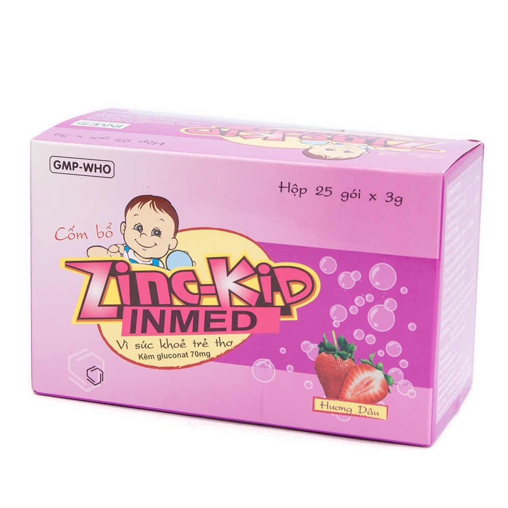 Cốm ZINCKID INMED (Hộp 25 gói) bổ sung vitamin và khoáng chất cho bé Shopee Việt Nam