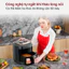 Nồi chiên không dầu 6.5L nhập khẩu Fujihome tự ngắt, nồi chiên mặt kính trong 6.5 Lít chống dính cao cấp chính hãng