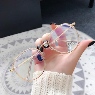 Gọng kính cận thời trang nữ nam mắt tròn ngố cá tính hottrend phong cách Nhật Hàn chống tia UV và bức xạ đẹp rẻ 073