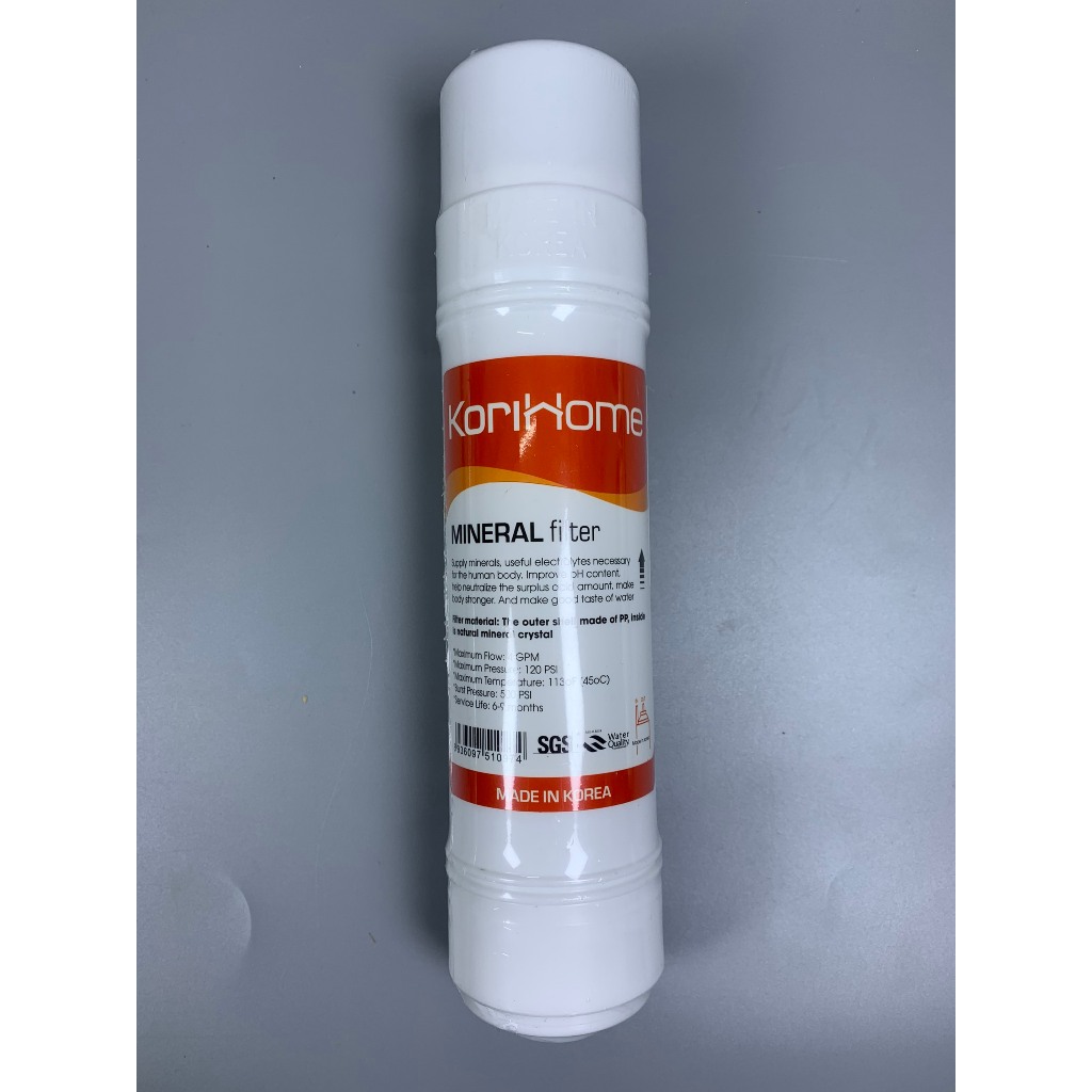 Lõi Chức Năng Mineral Korihome Khoáng Đá Dạng Cắm Nhanh Chữ U Sản Xuất Tại Hàn Quốc - Dòng Cao Cấp Của Karofi