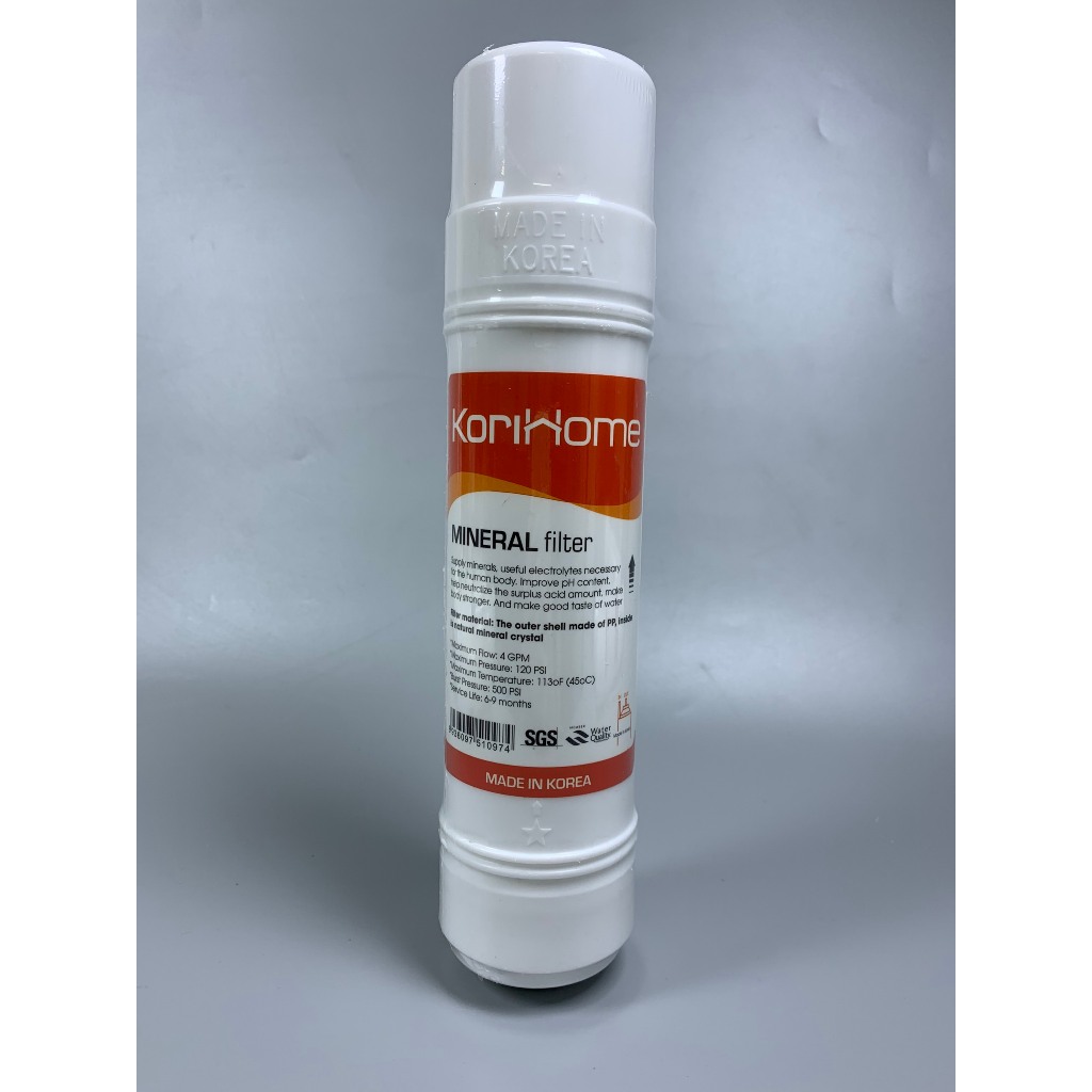 Lõi Chức Năng Mineral Korihome Khoáng Đá Dạng Cắm Nhanh Chữ U Sản Xuất Tại Hàn Quốc - Dòng Cao Cấp Của Karofi