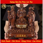 Bộ Tượng Tam Đa Phúc Lộc Thọ PT-33 - Cao 40cm - Mang Đến T iền Tài Hạnh Phúc Viên Mãn - Quà Tặng Tân Gia Ý Nghĩa — ảnh 1