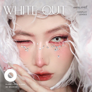 Lens Cosplay cao cấp thương hiệu Angel Eyes nhiều mẫu hóa trang Đỏ, Trắng, Mù | Kính áp tròng hóa trang Halloween