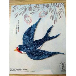 Miếng dán trang trí kiểu ủi/thêu hình chim én