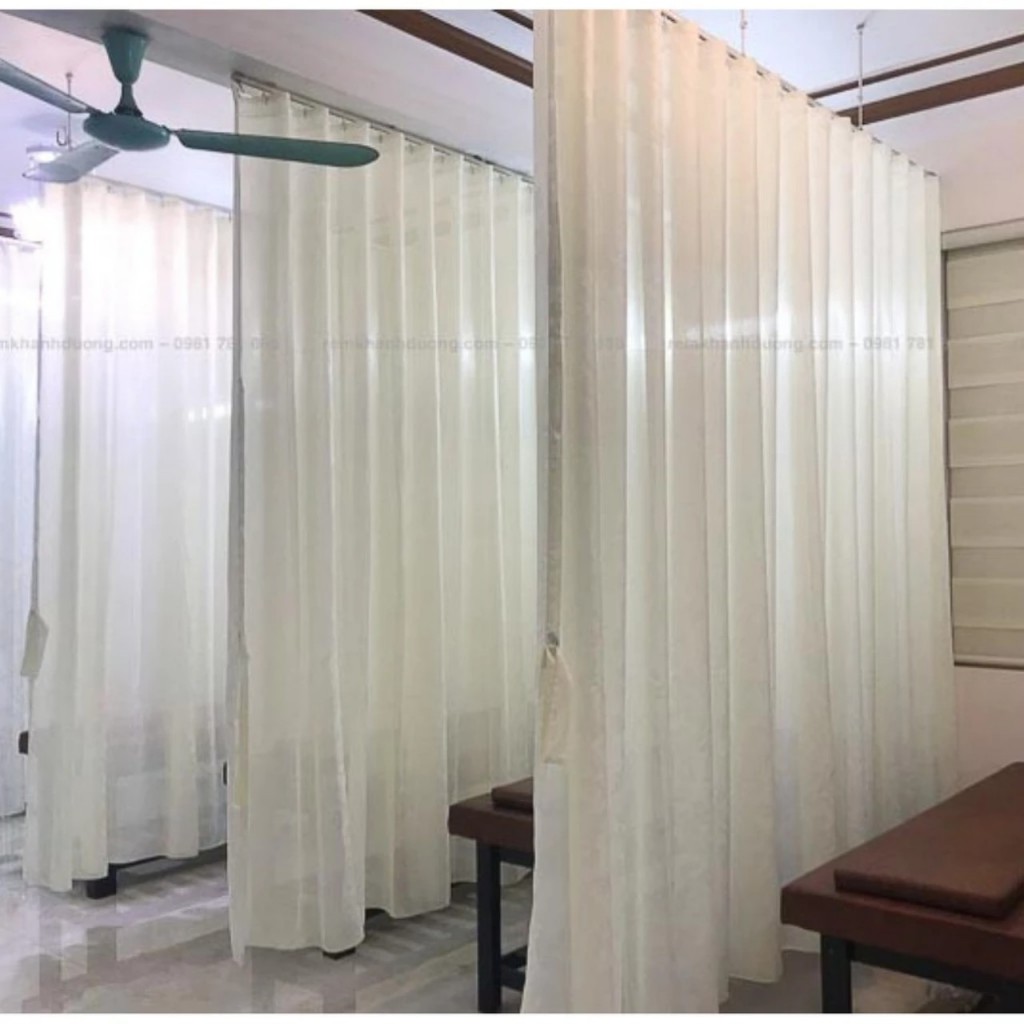 [Rèm Spa ] Combo Khung + Rèm Spa Ngăn Giường Gắn Tường Tiện Lợi,Chắc ...