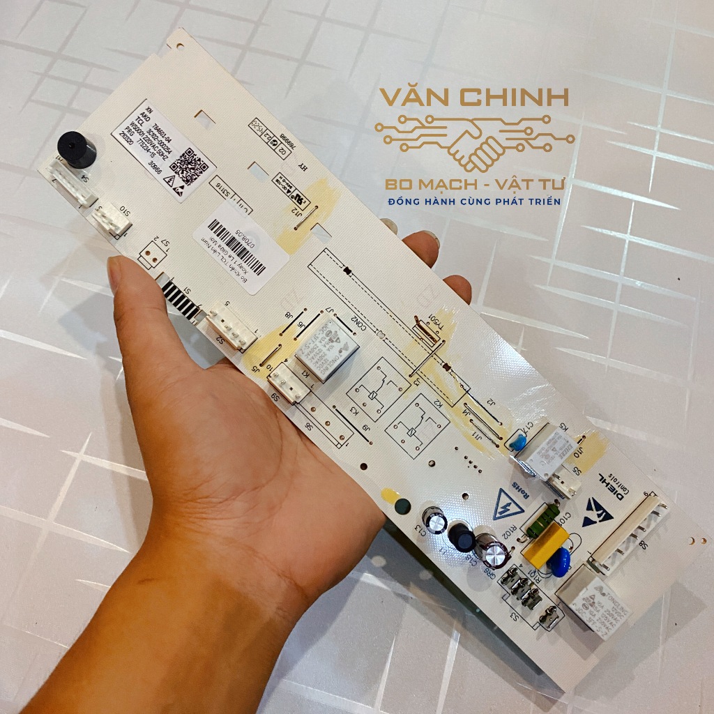 Bo Mạch Điều Khiển Máy Giặt TCL 6 Phím (1 le) TCL 3C102-000254 WS0001 ...