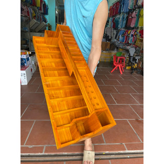 Khay Đựng Tông Đơ 8 Ngăn Có Ngăn Kéo Bóng Mịn Mẫu Hot