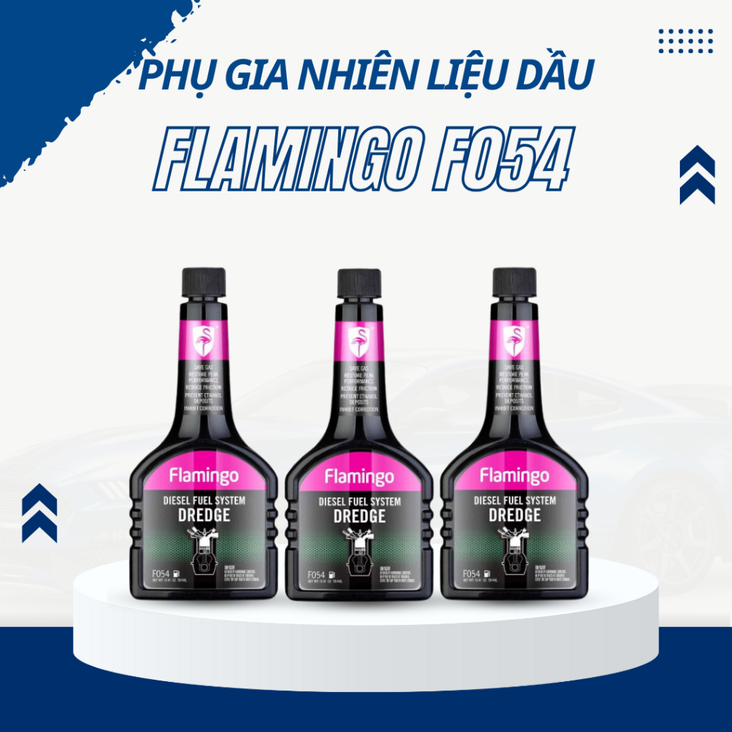 Vệ sinh buồng đốt kim phun động cơ ô tô, phụ gia Dầu Flamingo F054