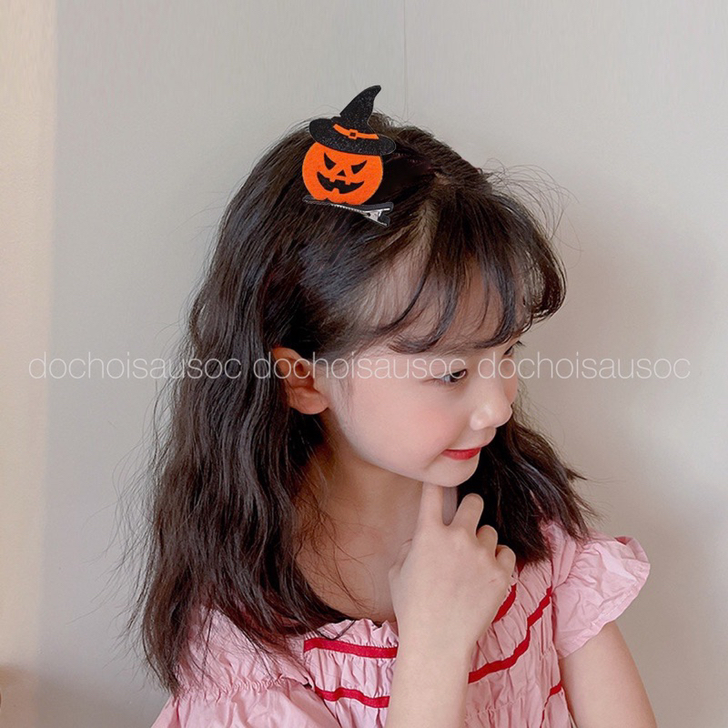 Kẹp tóc halloween Kẹp Tóc Chú Vịt Vàng Nhỏ Xinh Xắn Dễ Thương
