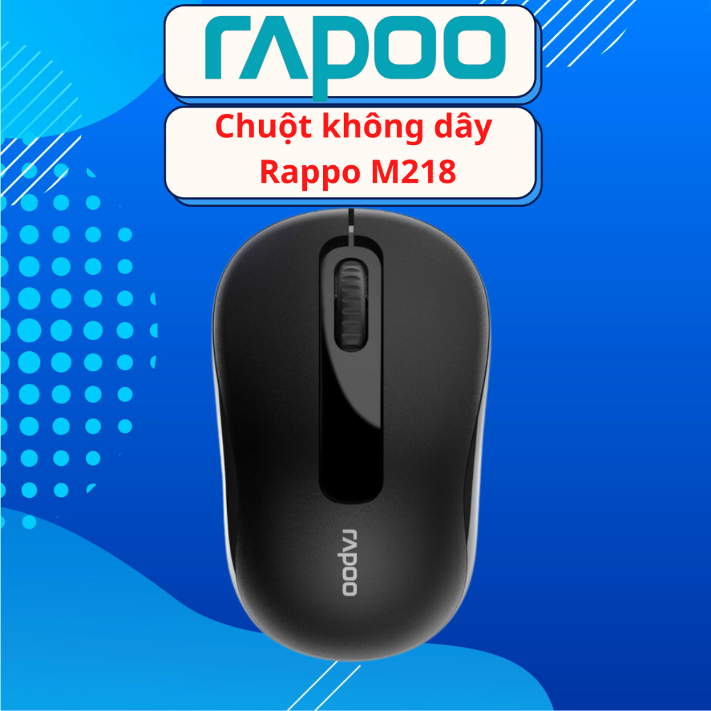 Chuột máy tính không dây Rapoo M218 nhỏ gọn giá rẻ, siêu bền, đẹp hàng ...