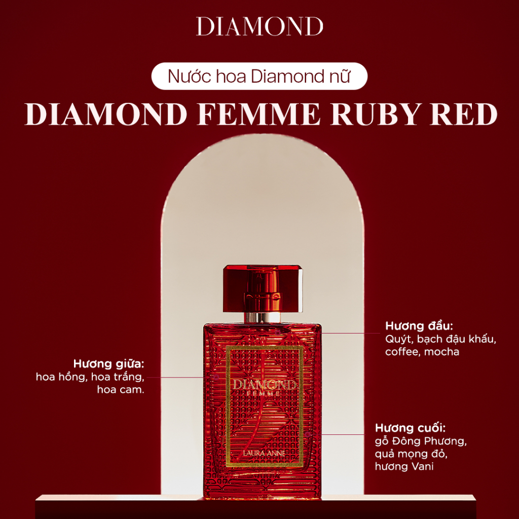 Ảnh Nước Hoa Nữ Diamond Femme hương sang trọng, quyến rũ 45ml 2