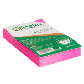 Giấy ghi chú Officetex 3 x 2 dạ quang nhiều màu