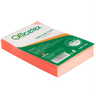 Giấy ghi chú Officetex 3 x 2 dạ quang nhiều màu