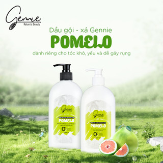 Dầu gội - xả Bưởi Gennie Pomelo Natural Care cho tóc khô, yếu và dễ gãy rụng 400ml